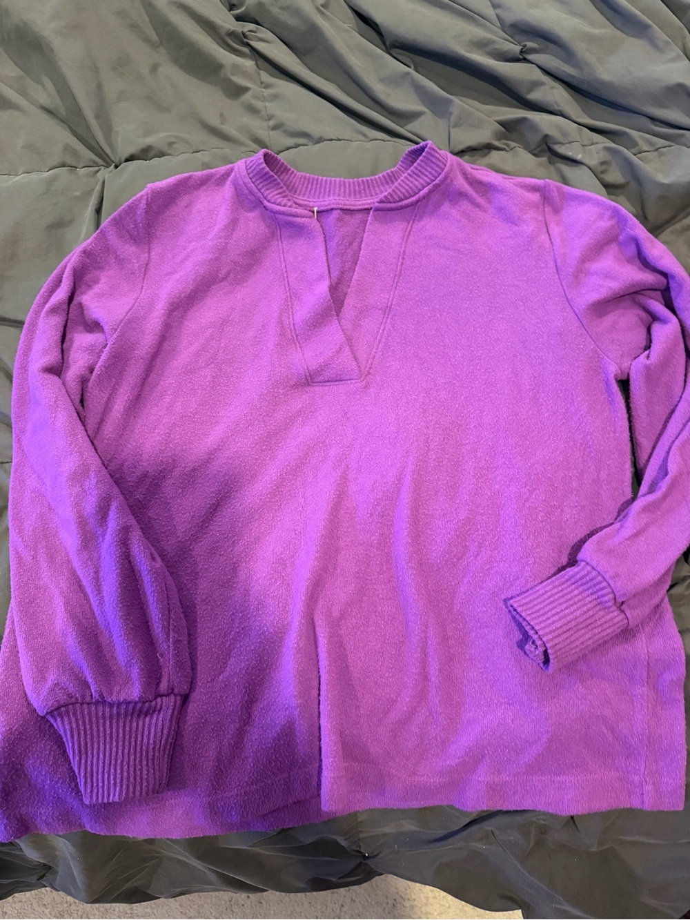 Men's Purple Crewneck Sweater